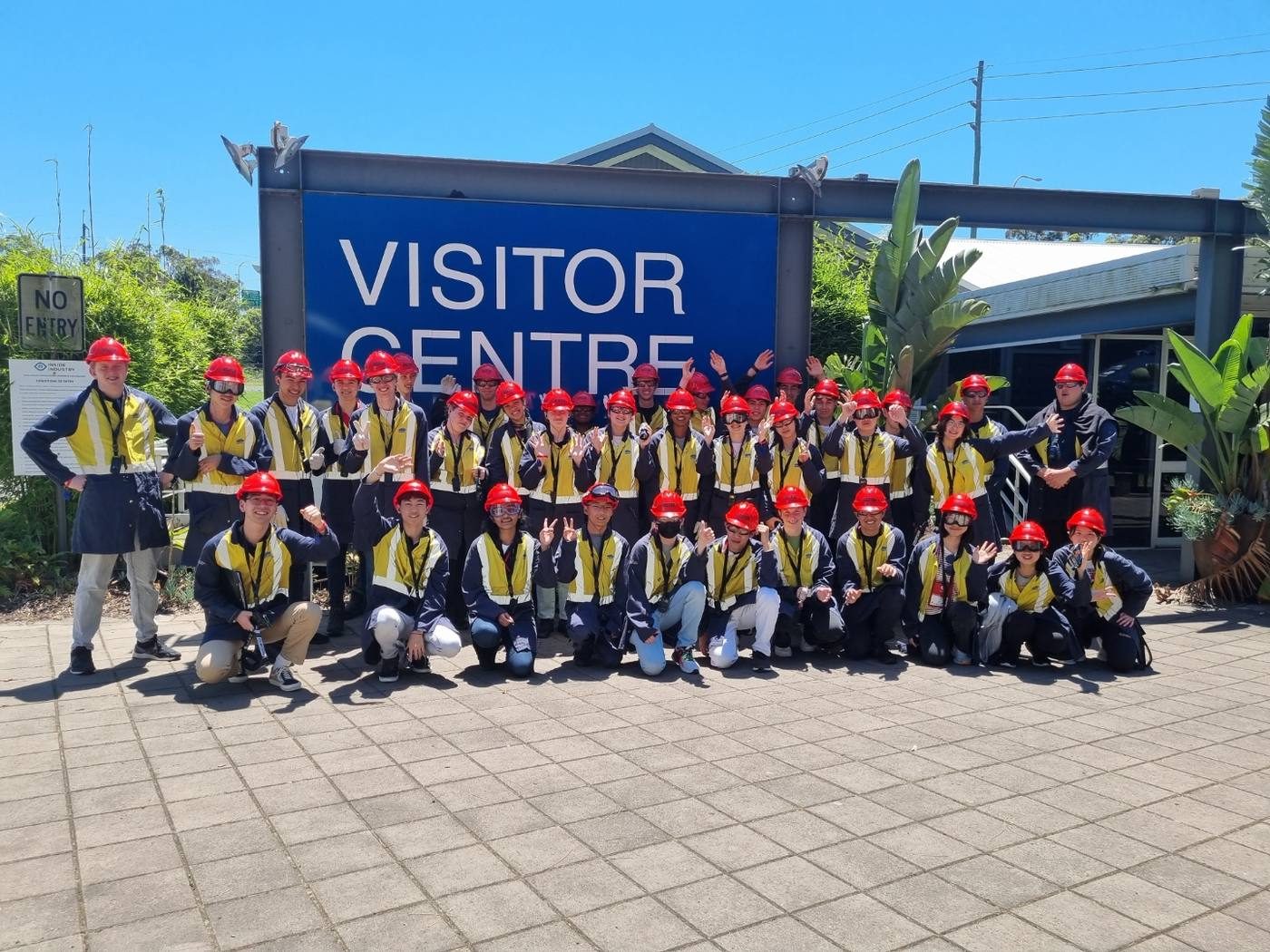 Visiting BlueScope Steel Port Kembla steel manufacturing fac