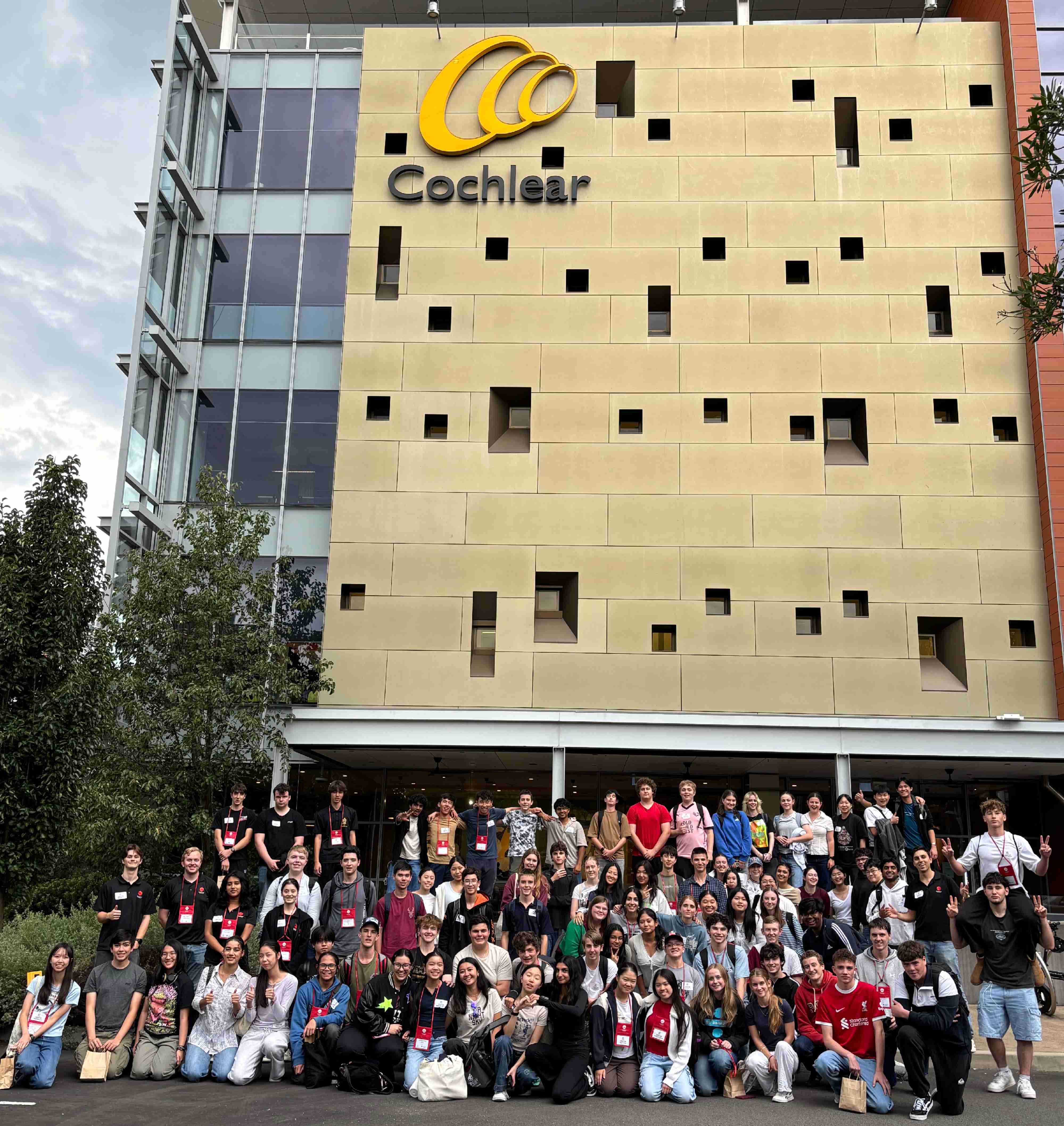 Cochlear Autumn School of Engineering 2026 cohort group phot